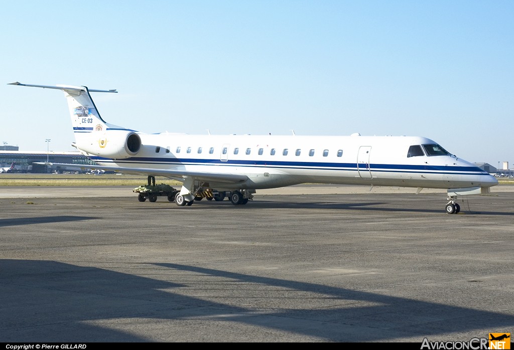 CE-03 - Embraer EMB-145LR (ERJ-145LR) - Fuerza Aerea Belga