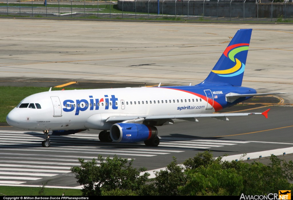 N505NK - Airbus A319-132 - Spirit Airlines