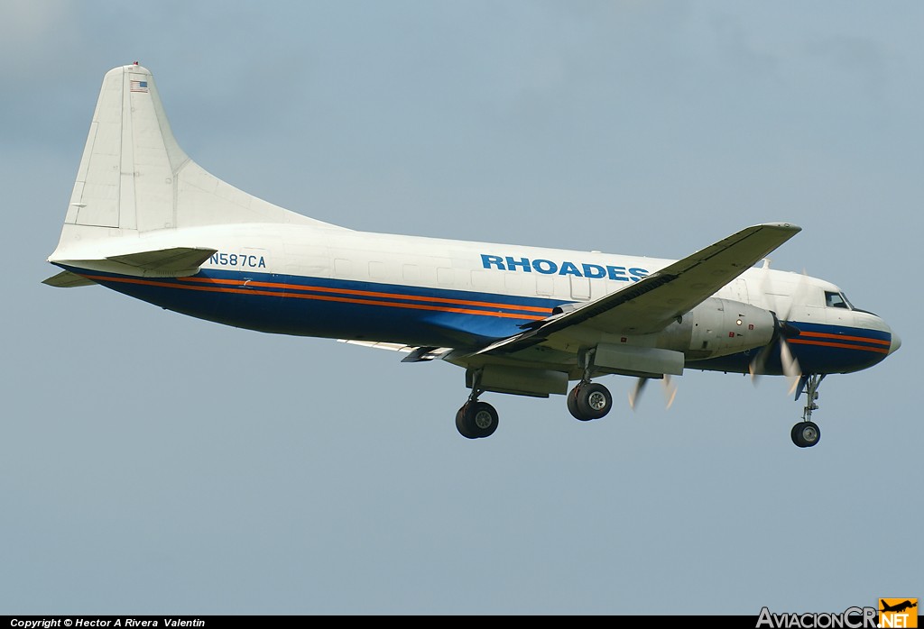 N587CA - Convair 640-440D - Rhoades Aviation