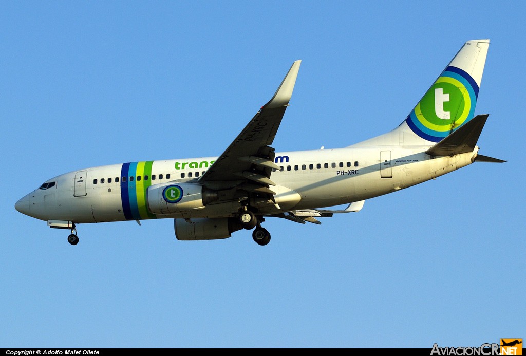 PH-XRC - Boeing 737-7K2 - Transavia Airlines