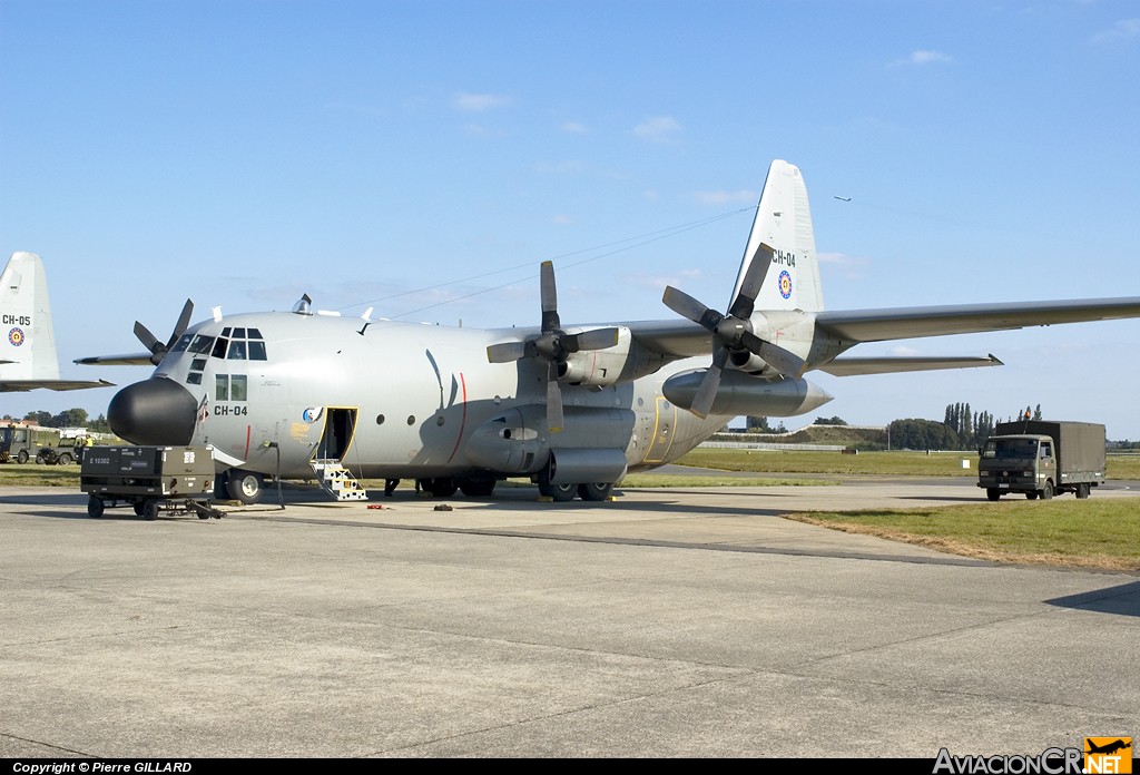 CH-04 - Lockheed C-130H Hercules (L-382) - Fuerza Aerea Belga