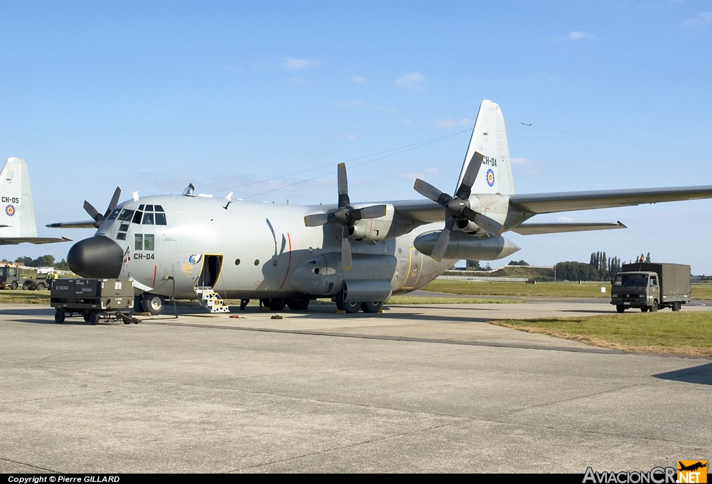 CH-04 - Lockheed C-130H Hercules (L-382) - Fuerza Aerea Belga