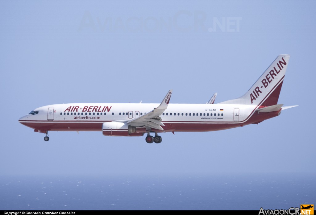 D-ABAO - Boeing 737-86J - Air Berlin