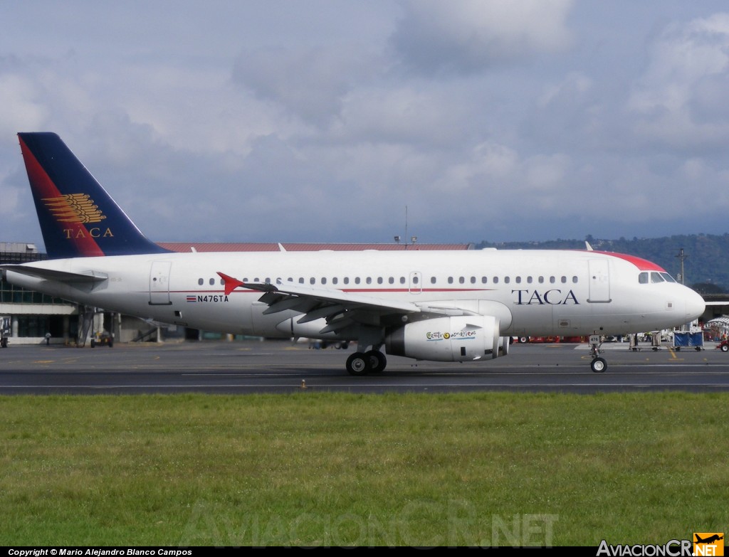 N476TA - Airbus A319-132 - TACA