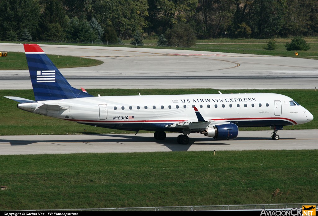 N128HQ - Embraer ERJ-170-200LR 175LR - US Airways Express