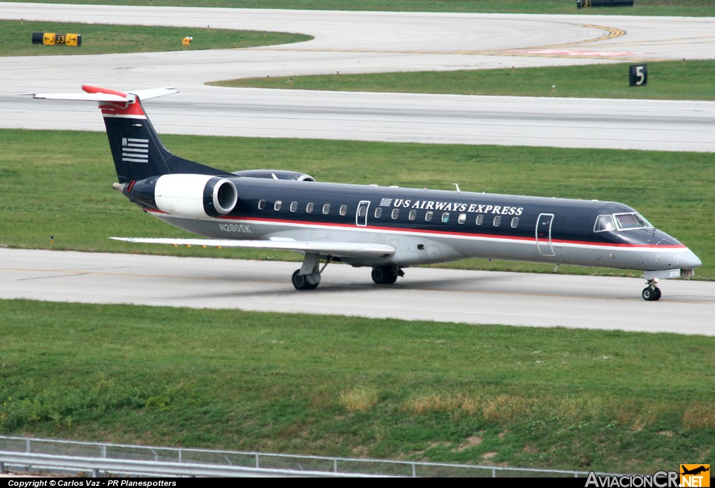 N280SK - Embraer EMB-145LR (ERJ-145LR) - US Airways Express