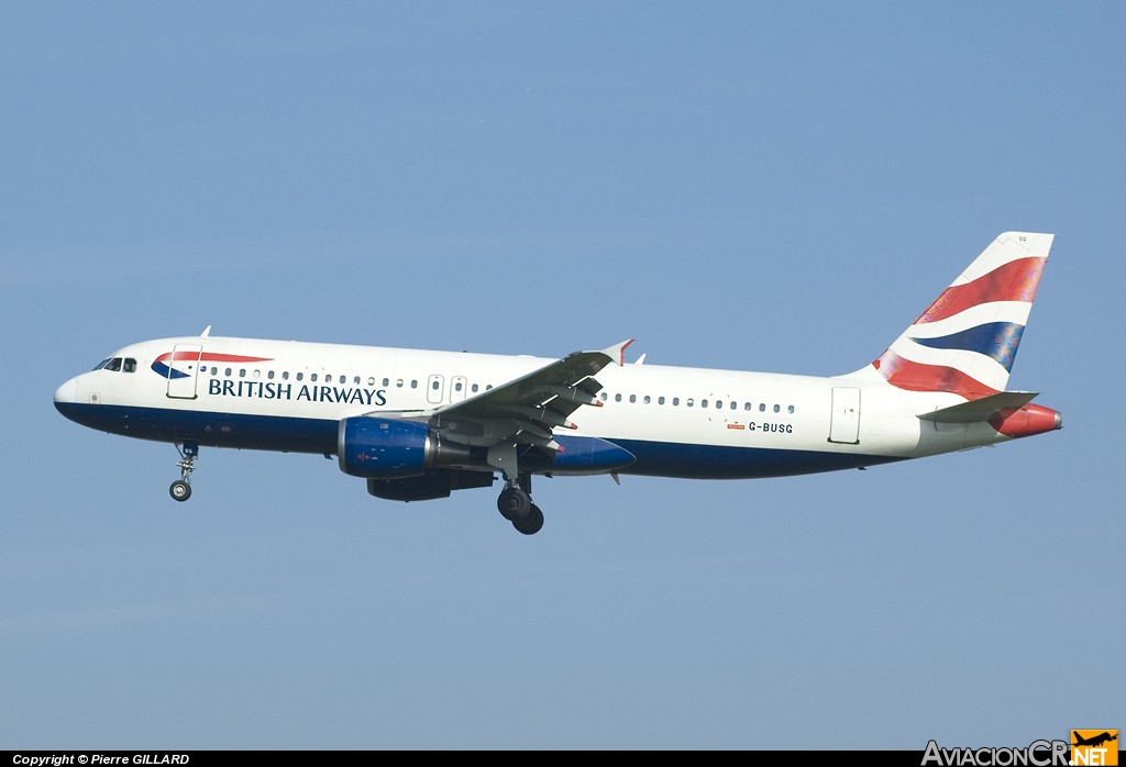 G-BUSG - Airbus A320-211 - British Airways