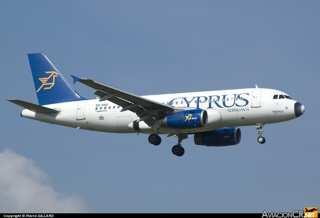 5B-DBO - Airbus A319-132 - Cyprus Airways