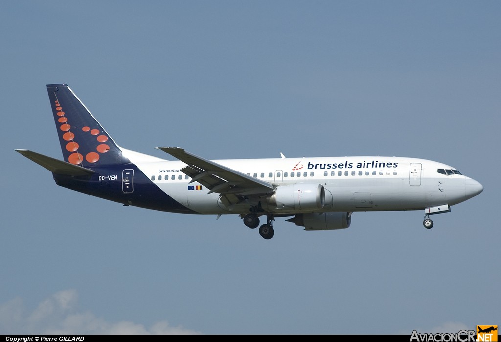 OO-VEN - Boeing 737-36N - Brussels airlines