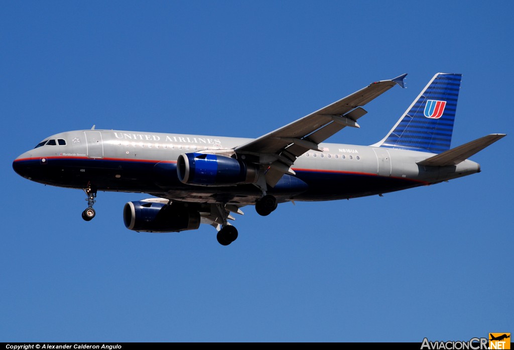 N816UA - Airbus A319-131 - United Airlines