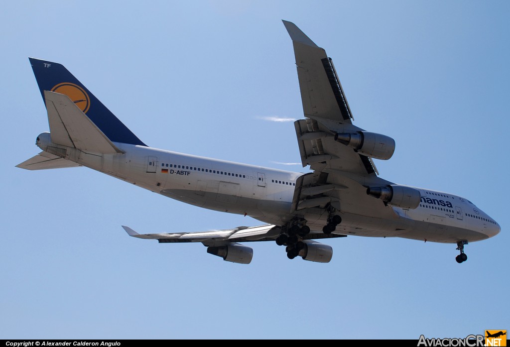 D-ABTF - Boeing 747-430 - Lufthansa