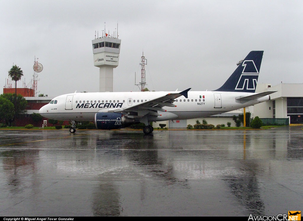 N62TY - Airbus A319-112 - Mexicana