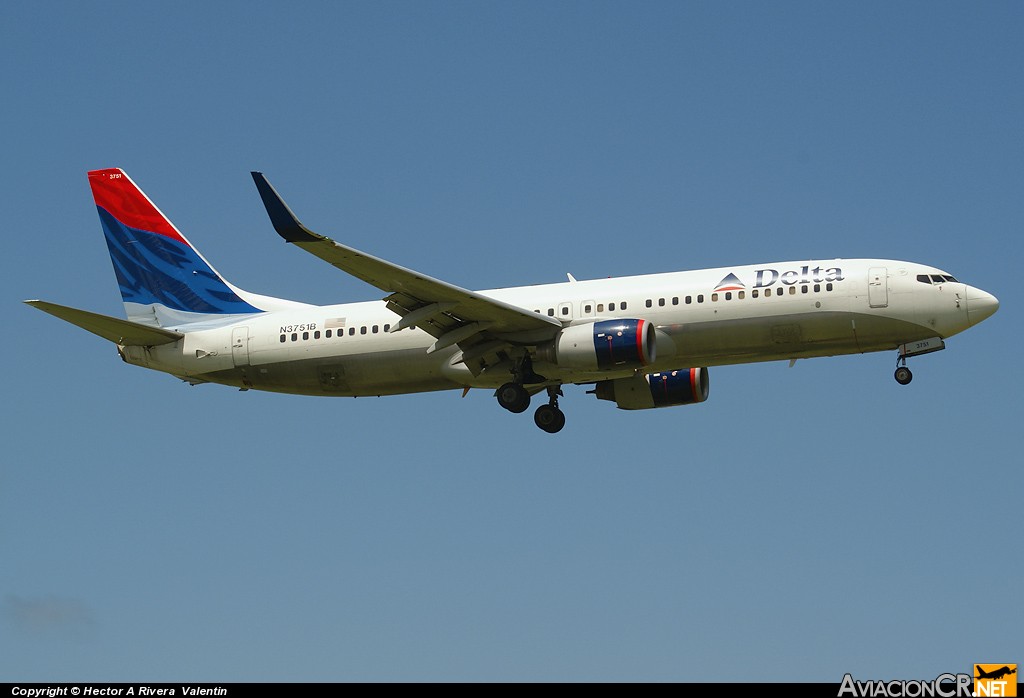 N3751B - Boeing 737-832 - Delta Air Lines