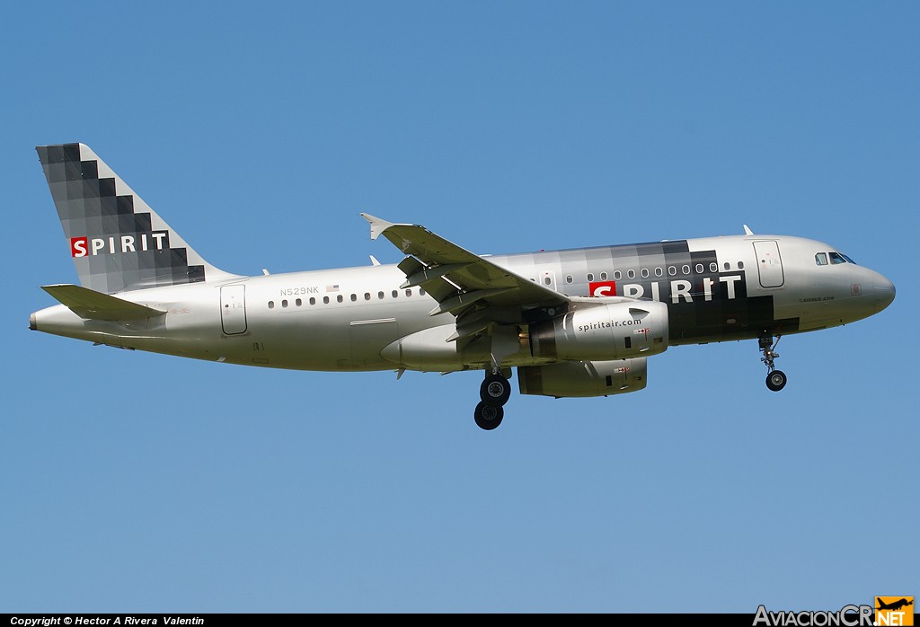 N529NK - Airbus A319-132 - Spirit Airlines