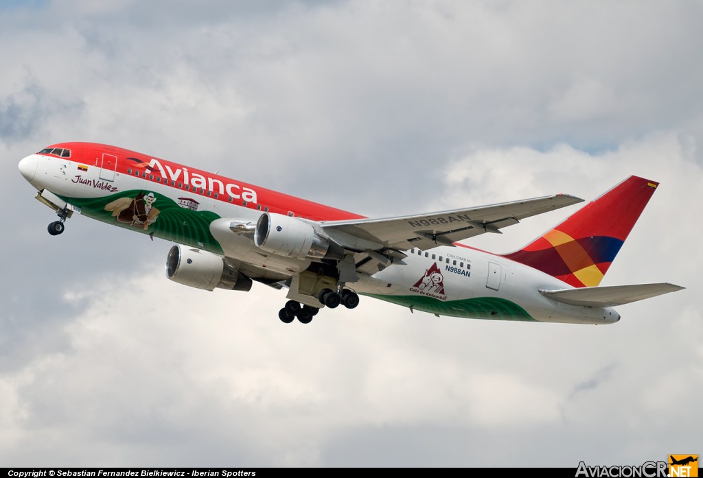 N988AN - Boeing 767-284/ER - Avianca Colombia