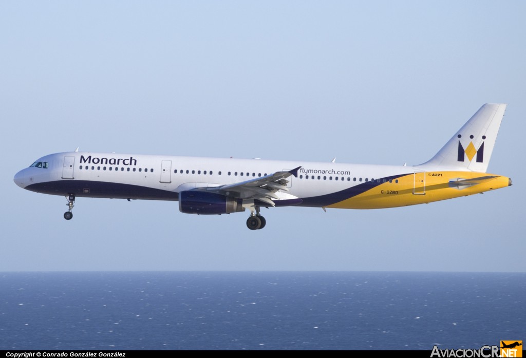 G-OZBO - Airbus A321-231 - Monarch Airlines