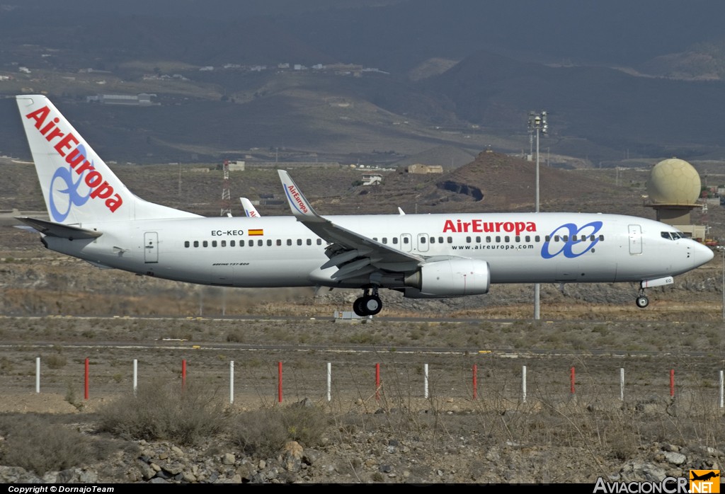 EC-KEO - Boeing 737-85P - Air Europa