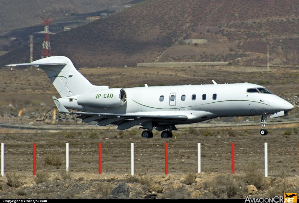VP-CAO - Bombardier - BD-100-1A10 Challenger 300 - Privado