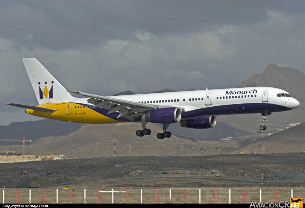 G-MOND - Boeing 757-2T7 - Monarch Airlines