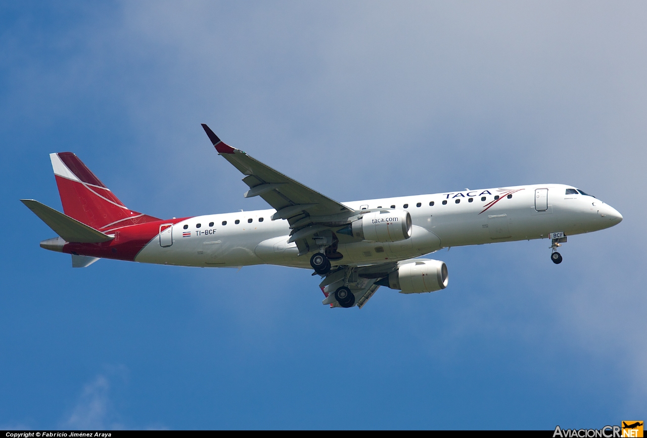 TI-BCF - Embraer 190-100IGW - TACA International Airlines