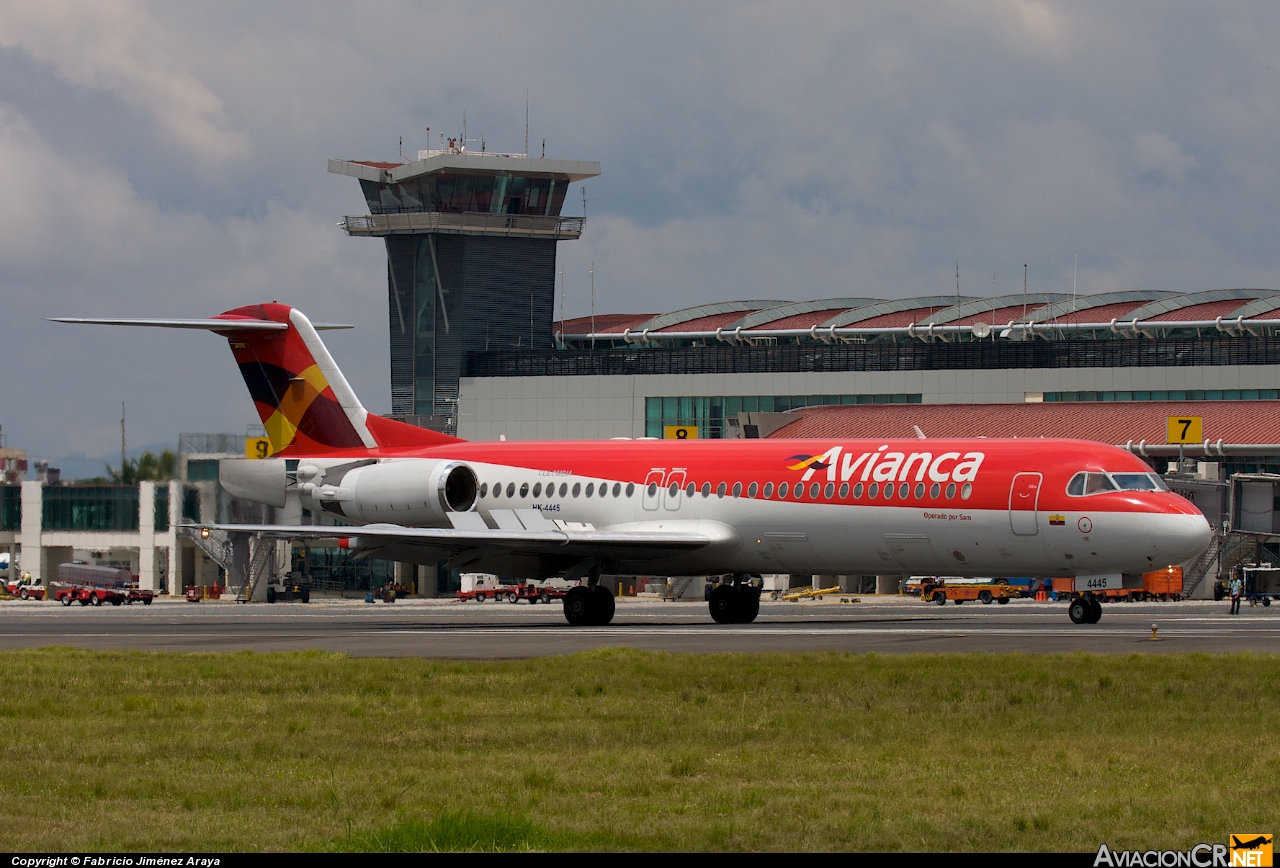 HK-4445 - Fokker 100 - Avianca Colombia