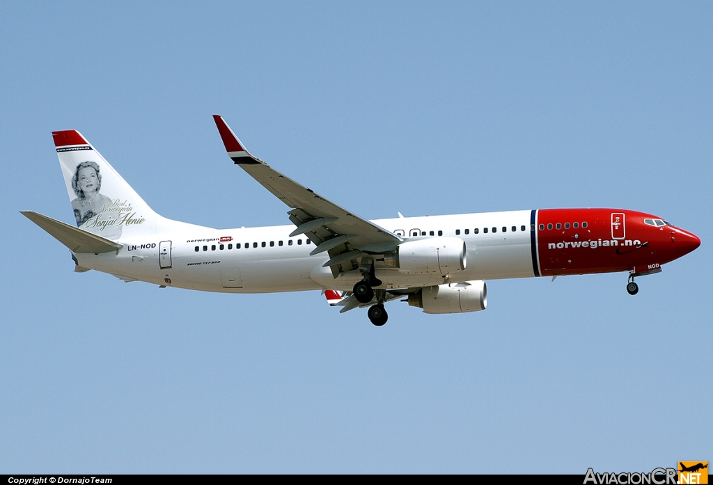 LN-NOD - Boeing 737-8Q8 - Norwegian Air Shuttle