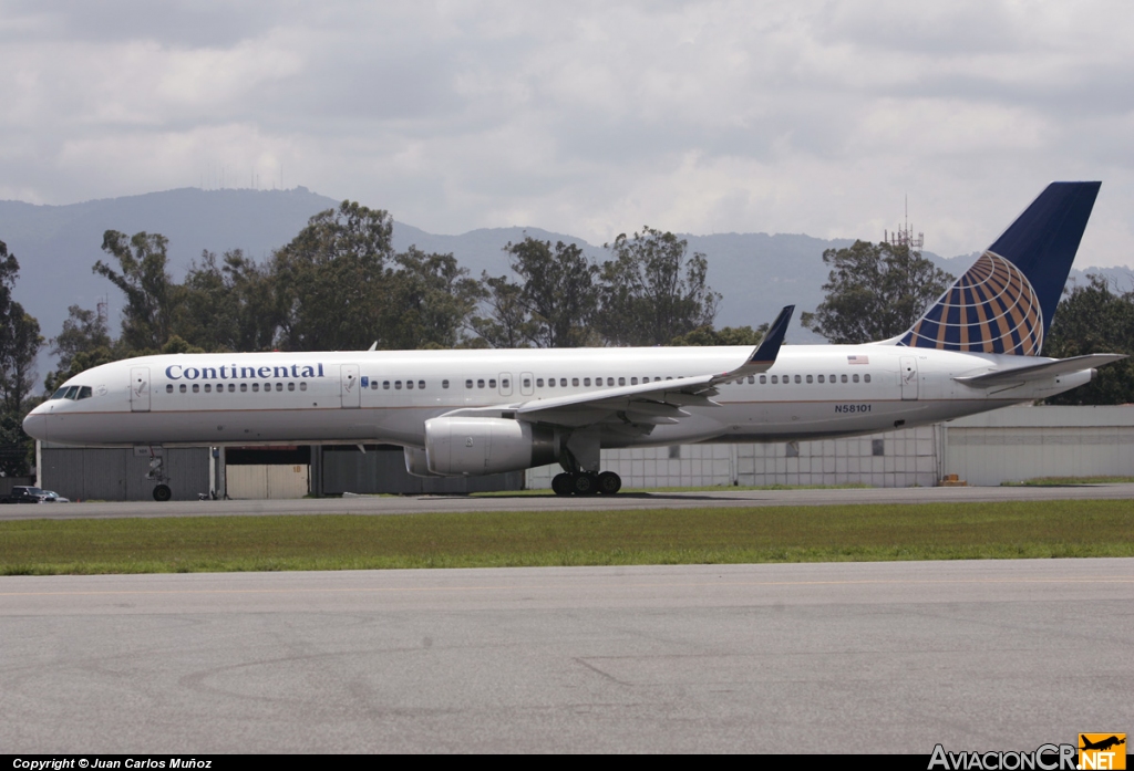 N58101 - Boeing 757-224 - Continental Airlines