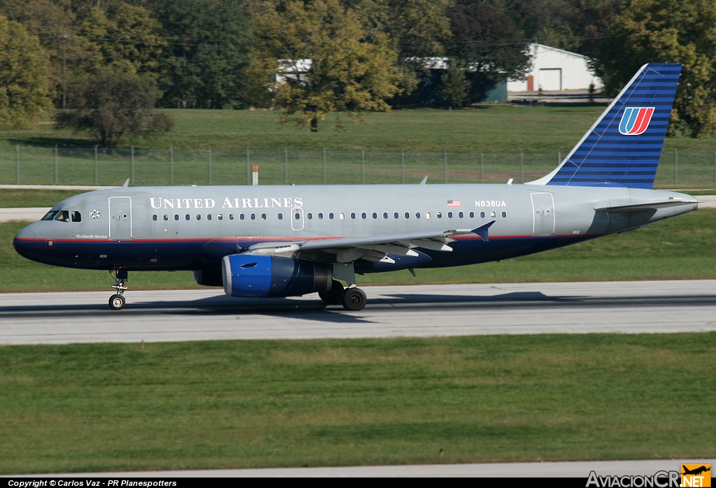 N838UA - Airbus A319-131 - United Airlines