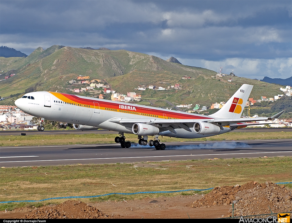 EC-KOU - Airbus A340-313 - Iberia