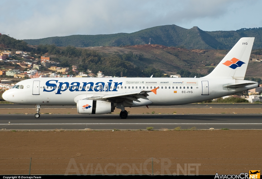 EC-IYG - Airbus A320-232 - Spanair