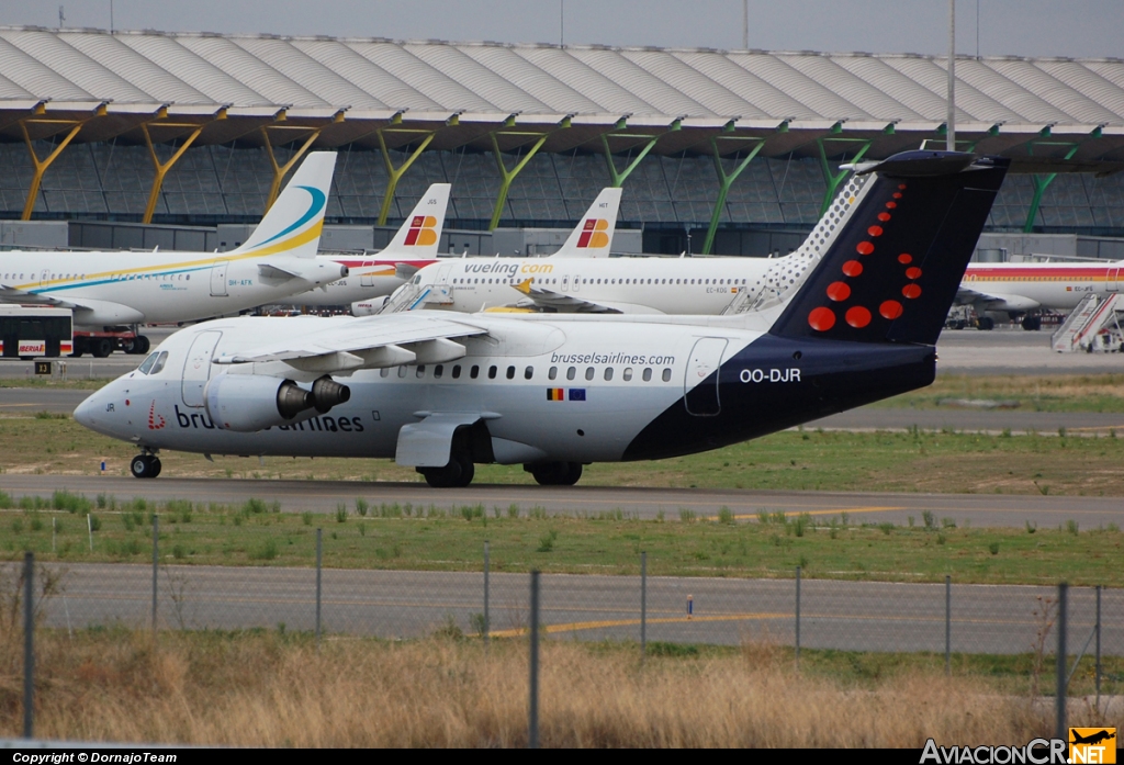 OO-DJR - British Aerospace Avro 146-RJ85 - Brussels airlines