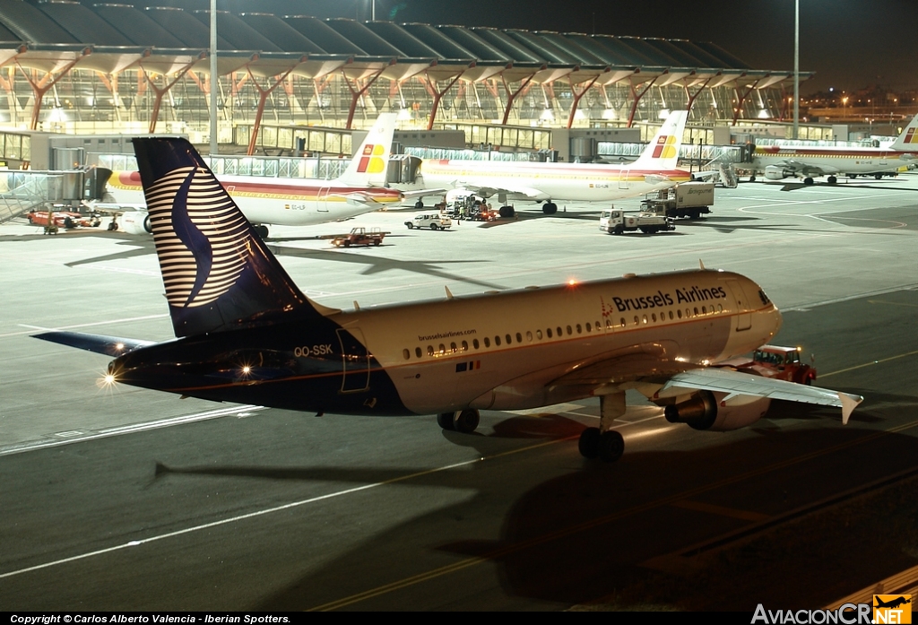 OO-SSK - Airbus A319-112 - Brussels airlines