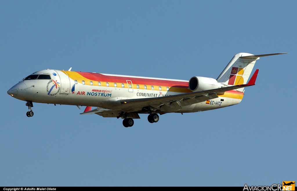 EC-HTZ - Bombardier CRJ-200ER - Iberia Regional (Air Nostrum)