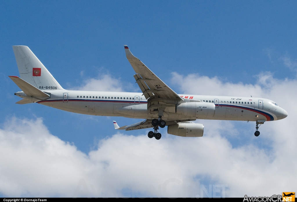 RA-64506 - Tupolev Tu-214 - Russia State Transport Company