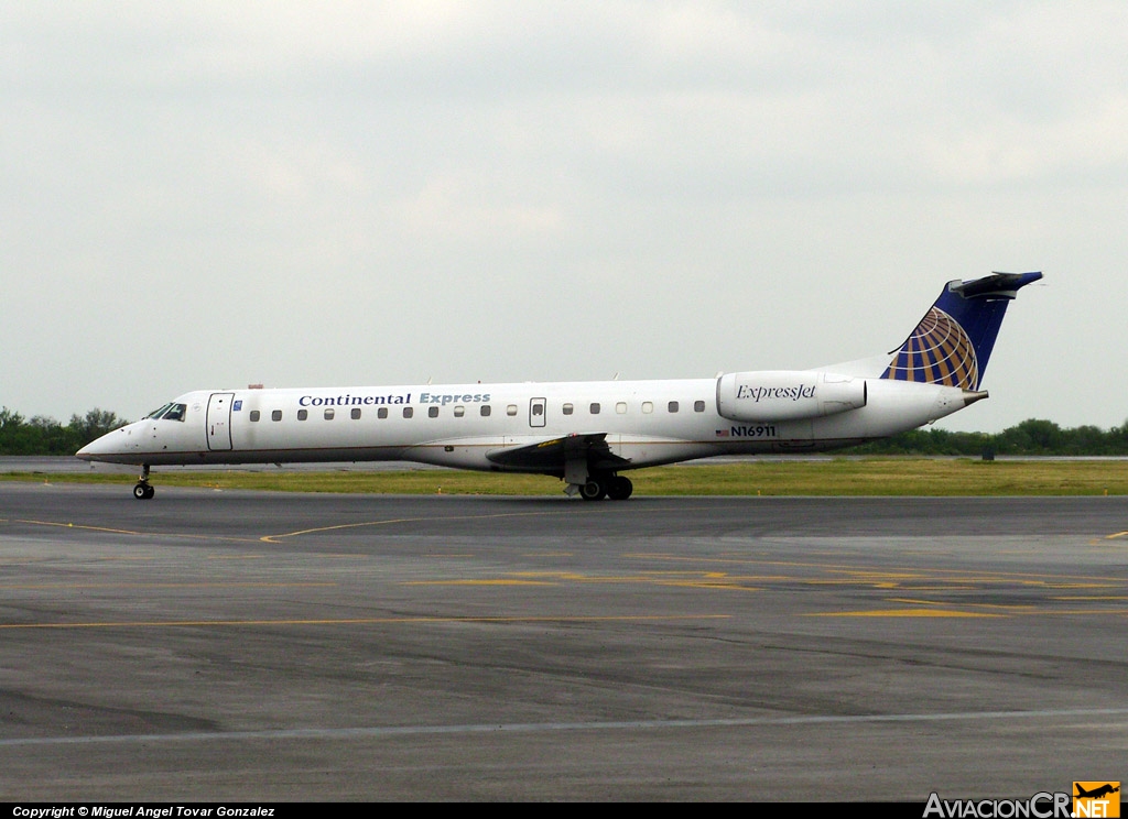 N16911 - Embraer Embraer EMB-145LR (ERJ-145LR) - Continental Express (ExpressJet Airlines)