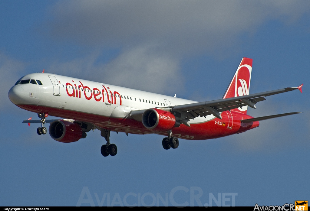 D-ALSA - Airbus A321-211 - Air Berlin