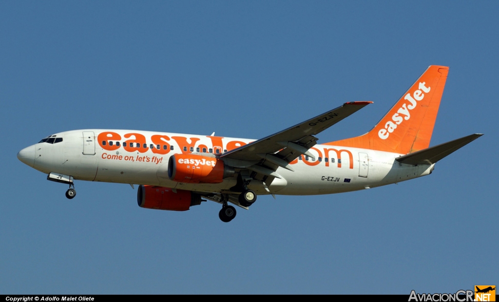 G-EZJV - Boeing 737-73V - EasyJet Airline