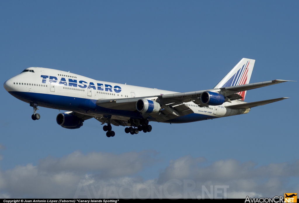 VP-BPX - Boeing 747-267B - Transaero Airlines