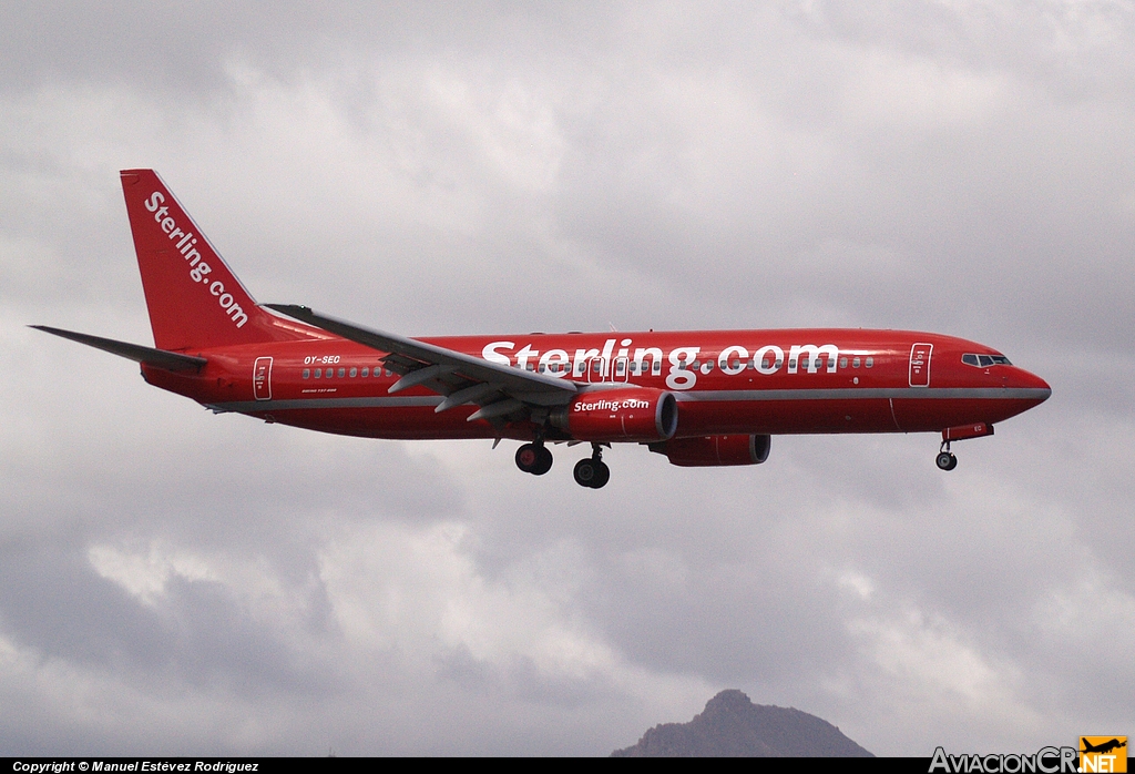 OY-SEC - Boeing 737-8Q8 - Sterling