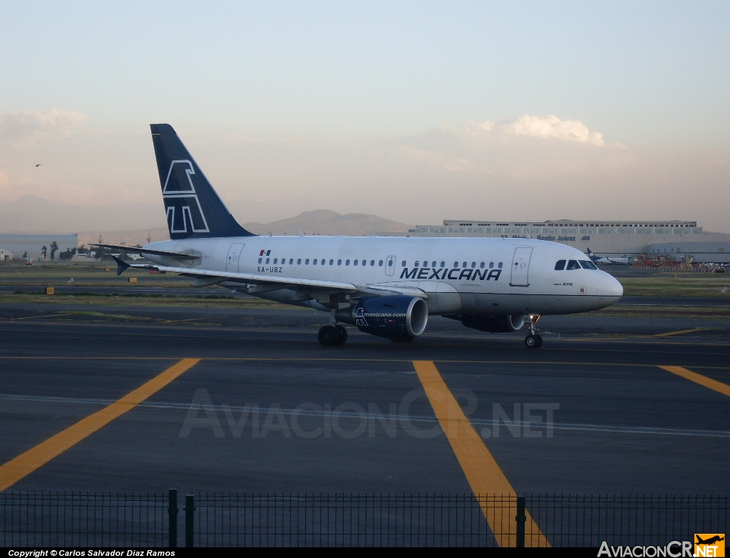XA-UBZ - Airbus A318-111 - Mexicana
