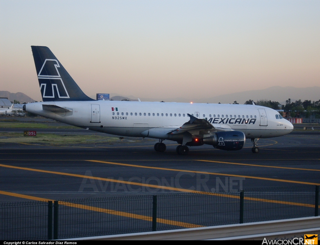 N925MX - Airbus A319-112 - Mexicana