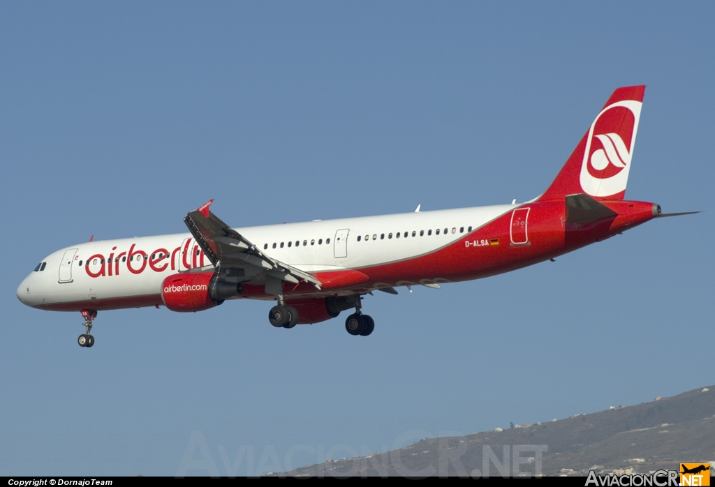 D-ALSA - Airbus A321-211 - Air Berlin