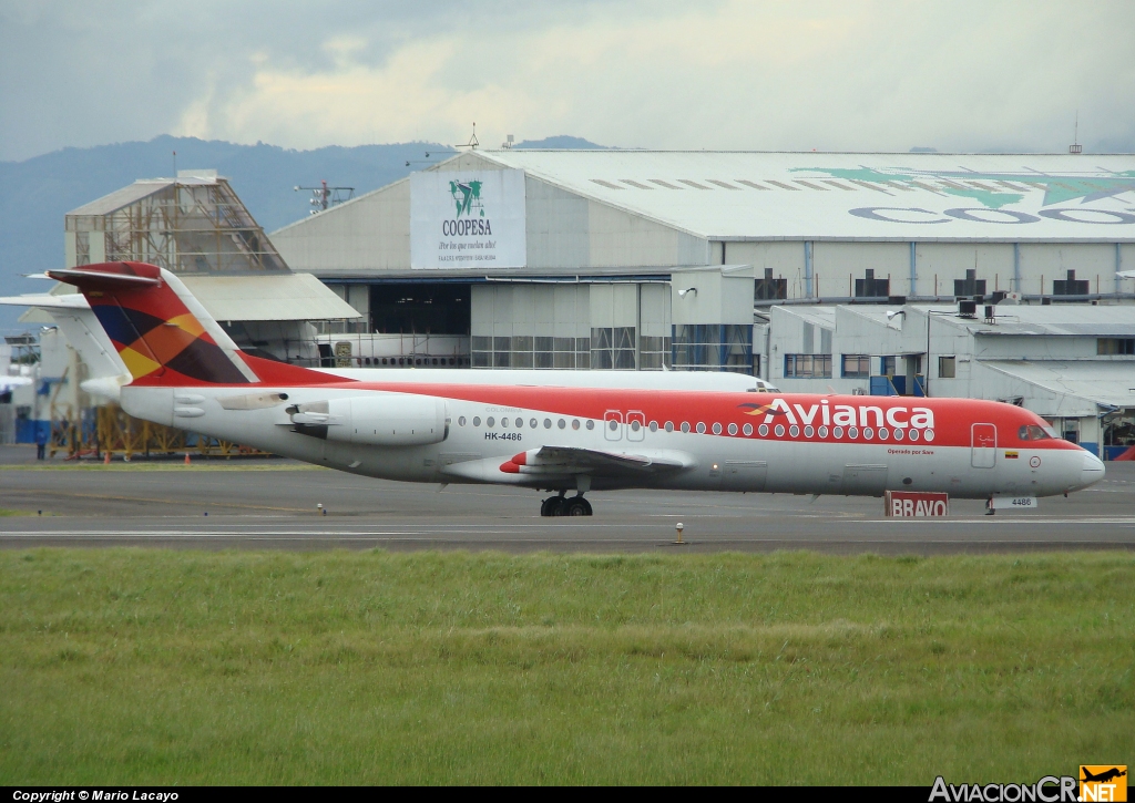 HK-4486 - Fokker 100 - Avianca Colombia