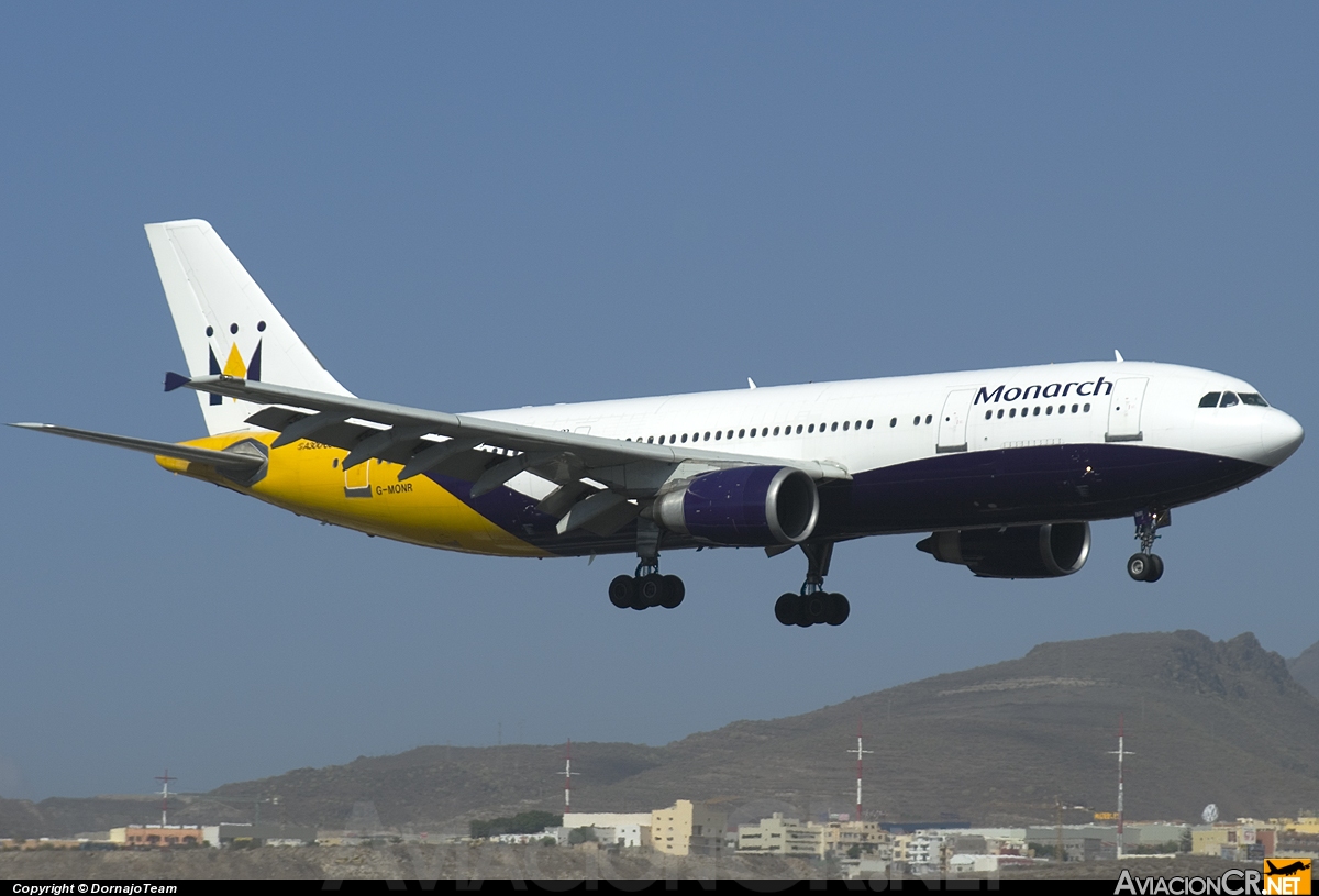 G-MONR - Airbus A300B4-605R - Monarch Airlines