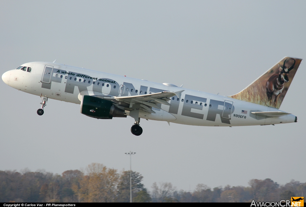 N906FR - Airbus A319-111 - Frontier Airlines