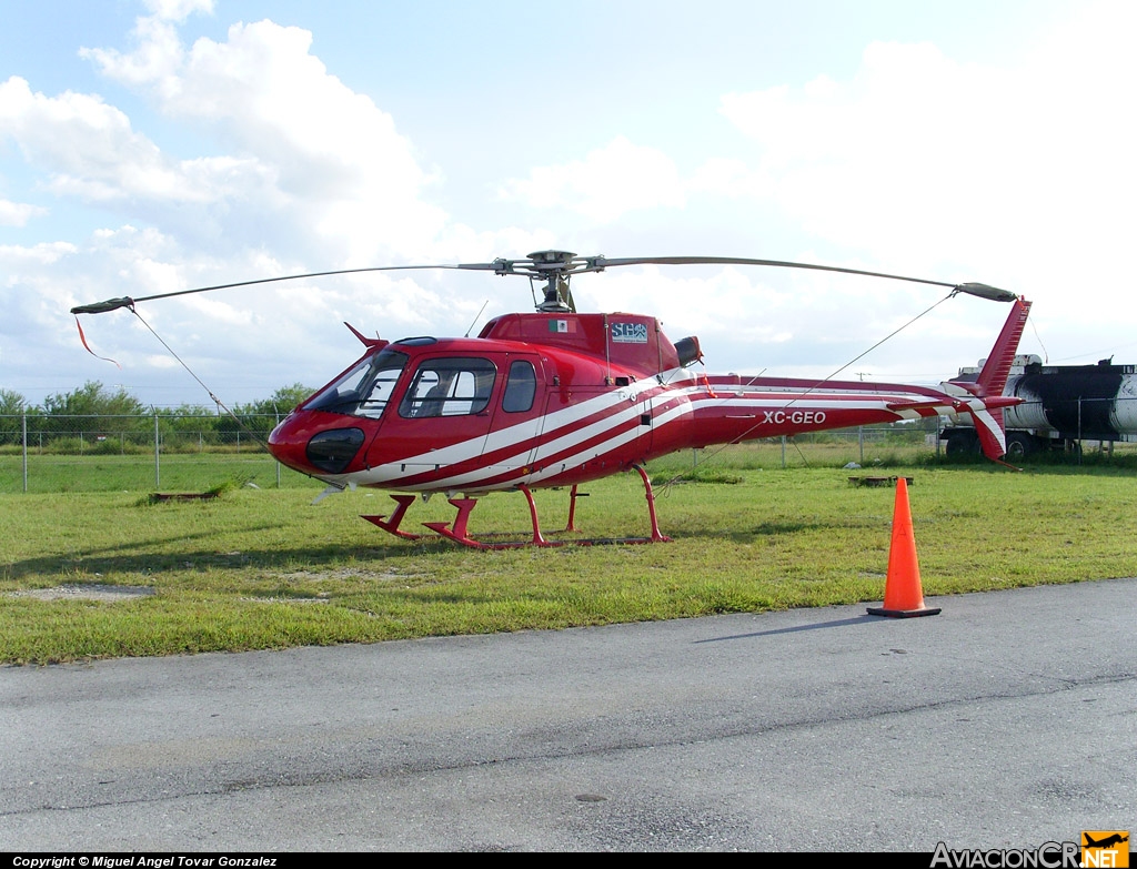 XC-GEO - Aerospatiale AS 350B-2 Ecureuil - Servicio Geologico Mexicano