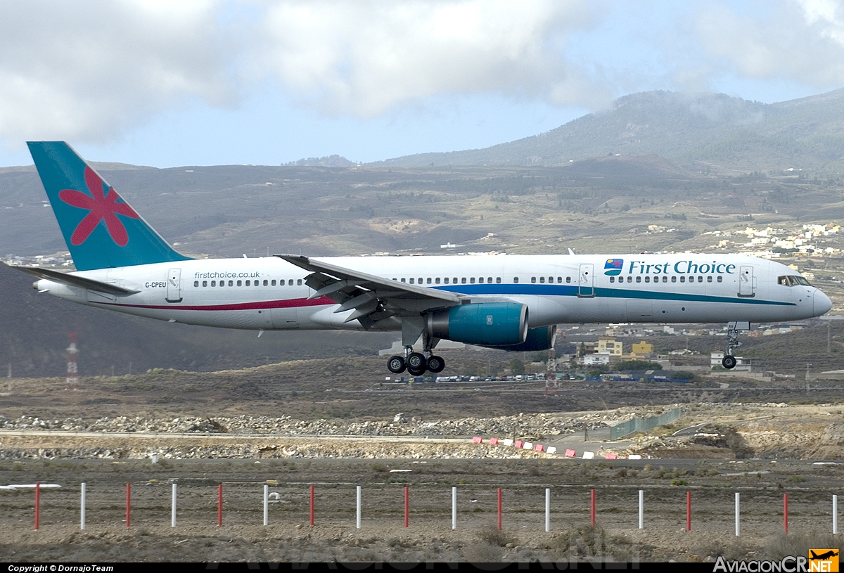 G-CPEU - Boeing 757-226 - First Choice Airways