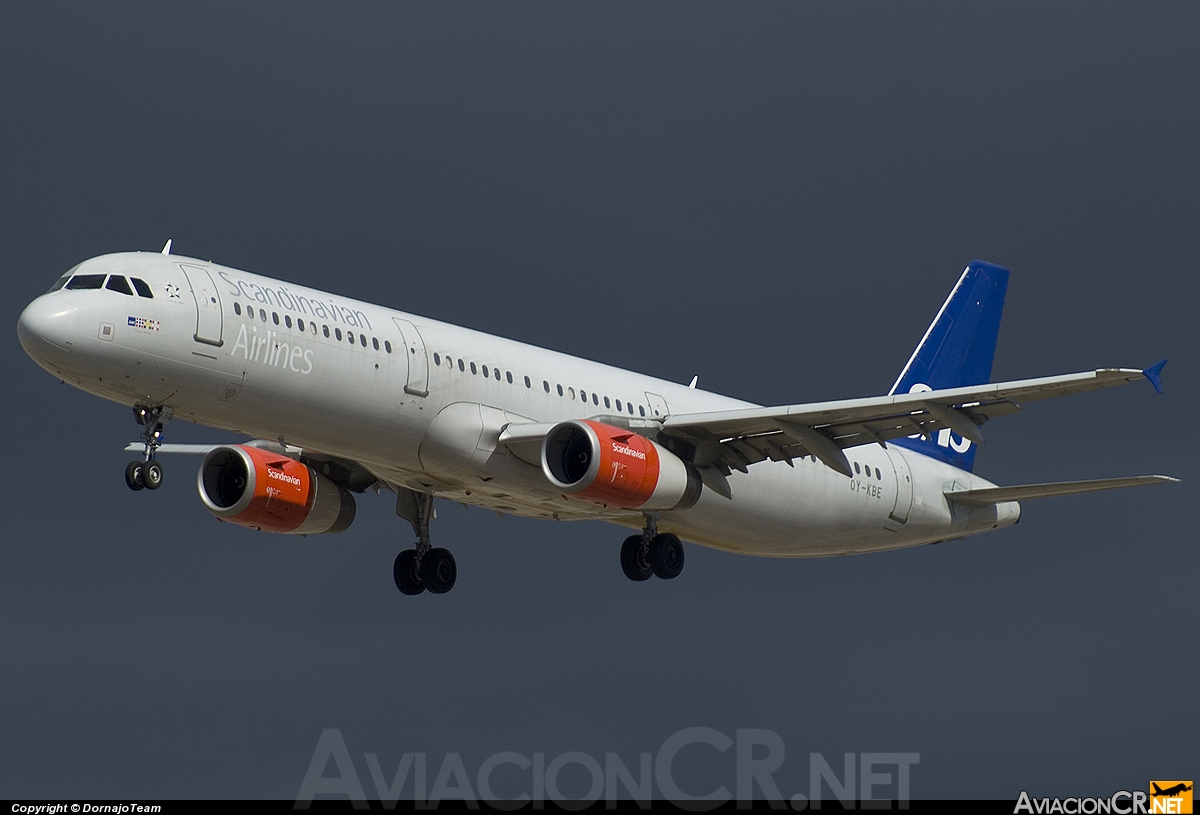 OY-KBE - Airbus A321-232 - Scandinavian Airlines - SAS