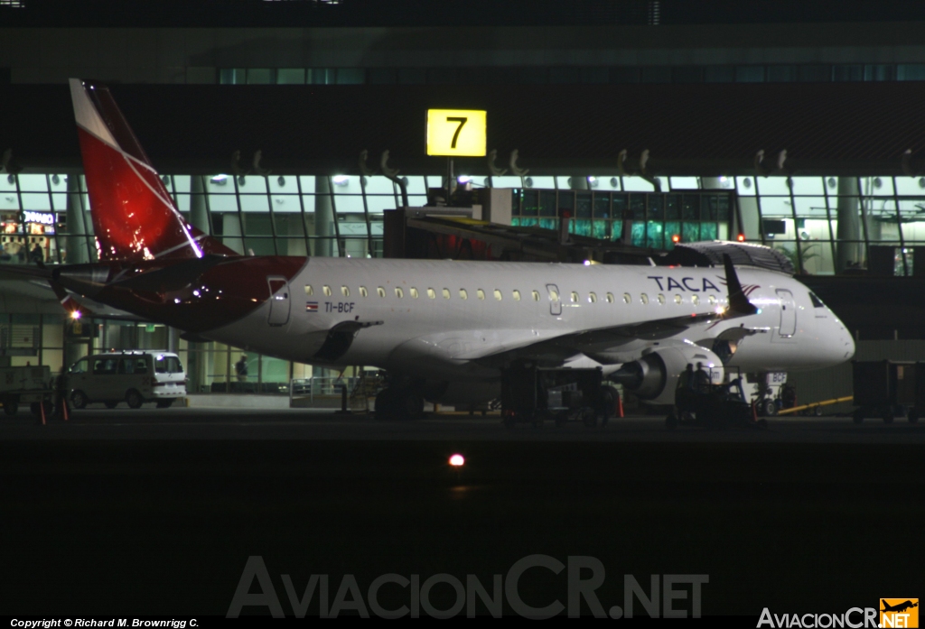 TI-BCF - Embraer 190-100IGW - TACA International Airlines