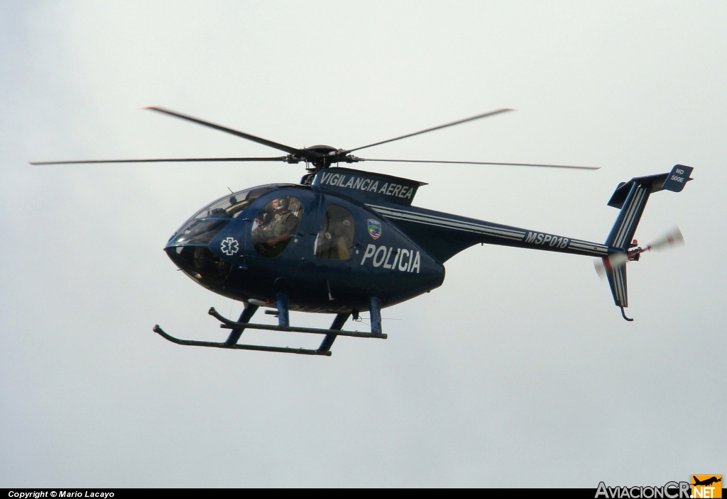 MSP018 - Hughes MD500E - Ministerio de Seguridad Pública - Costa Rica